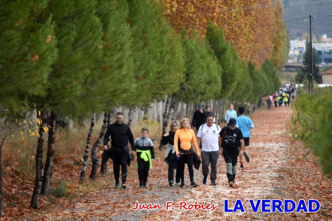 Unas 200 personas de Granja de Rocamora, Abanilla y Ulea finalizaron ayer el recorrido, a pide, de los 120 kilómetros que separan la localidad alicantina de Caravaca de la Cruz. Los cuatro municipios comparten la devoción a sendos Lignum Crucis que se veneran en cada una de las localidades. Ayer recorrieron la última etapa, desde Bullas hasta basílica de la Vera Cruz en una ceremonia oficiada por el rector, Emilio Sánchez, y en la que estuvieron presentes los representantes de las instituciones religiosas que organizaban la peregrinación y una representación de los ocho Ayuntamientos que atraviesa este camino.