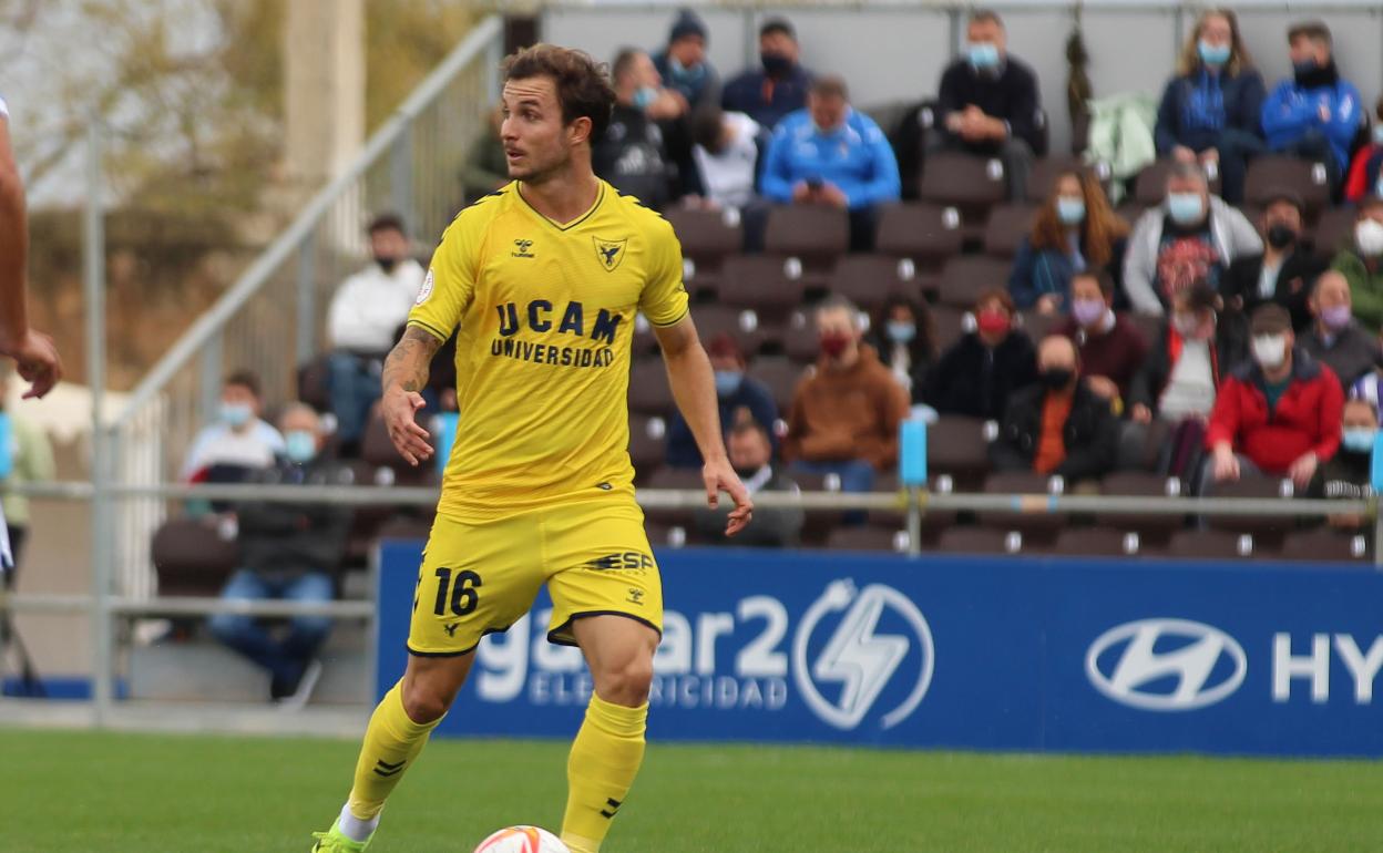 Felipe Chacartegui, el domingo en el partido contra el At. Baleares. 