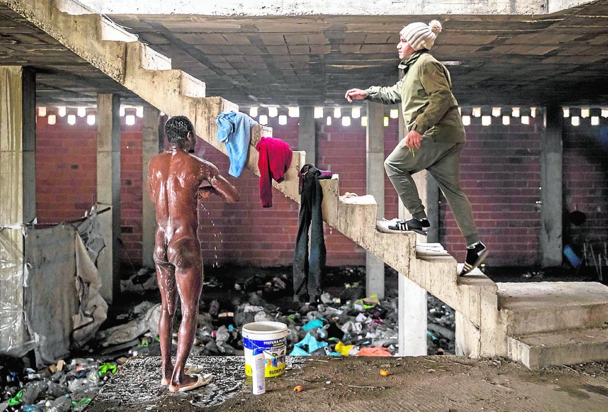 Una de las imágenes de la serie 'El chalet (Confinados en la 'vieja normalidad')'. 