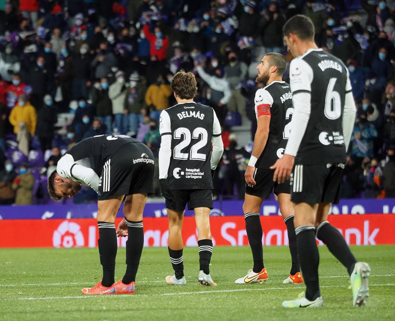 Fotos: La derrota del Cartagena contra el Valladolid, en imágenes