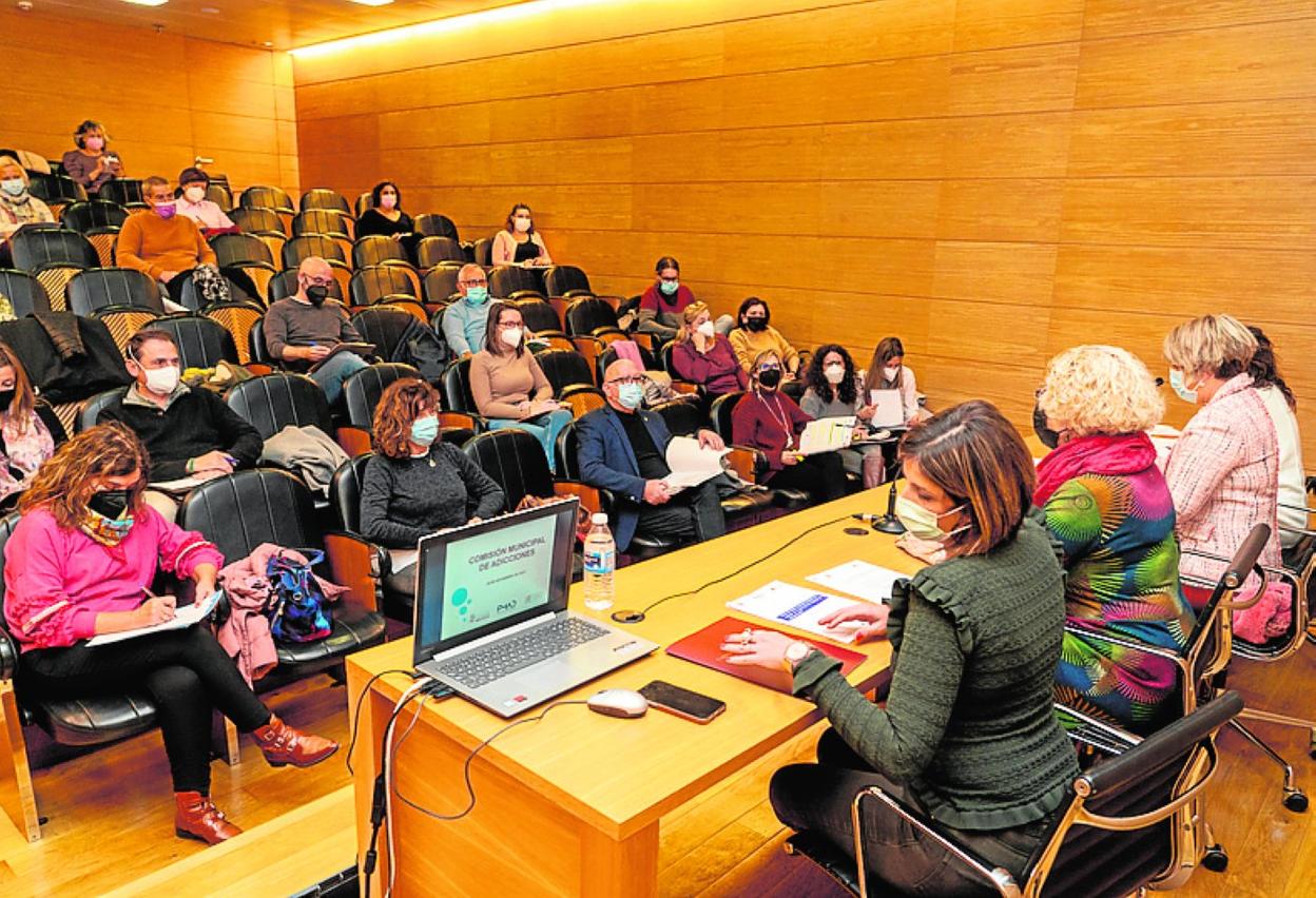 Comisión municipal de adicciones, en el Museo del Teatro Romano. 