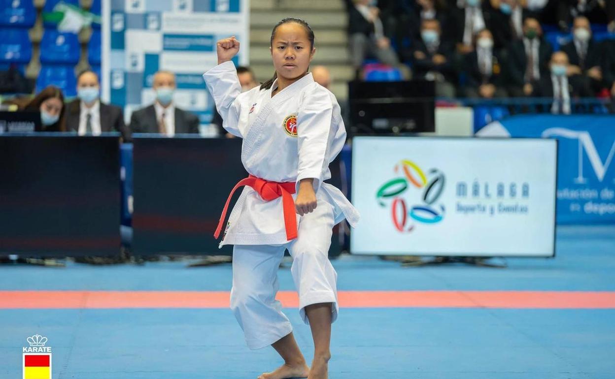 Irene Yao Alcaraz, en el Campeonato de España sub-21 del pasado fin de semana. 