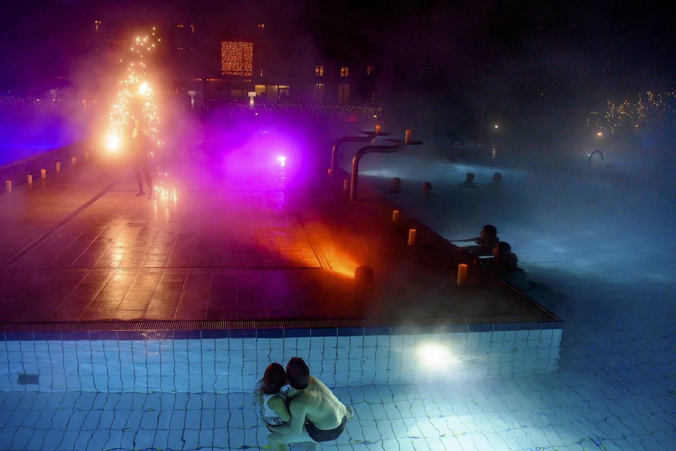 Fotos: Baños de fuego en Suiza