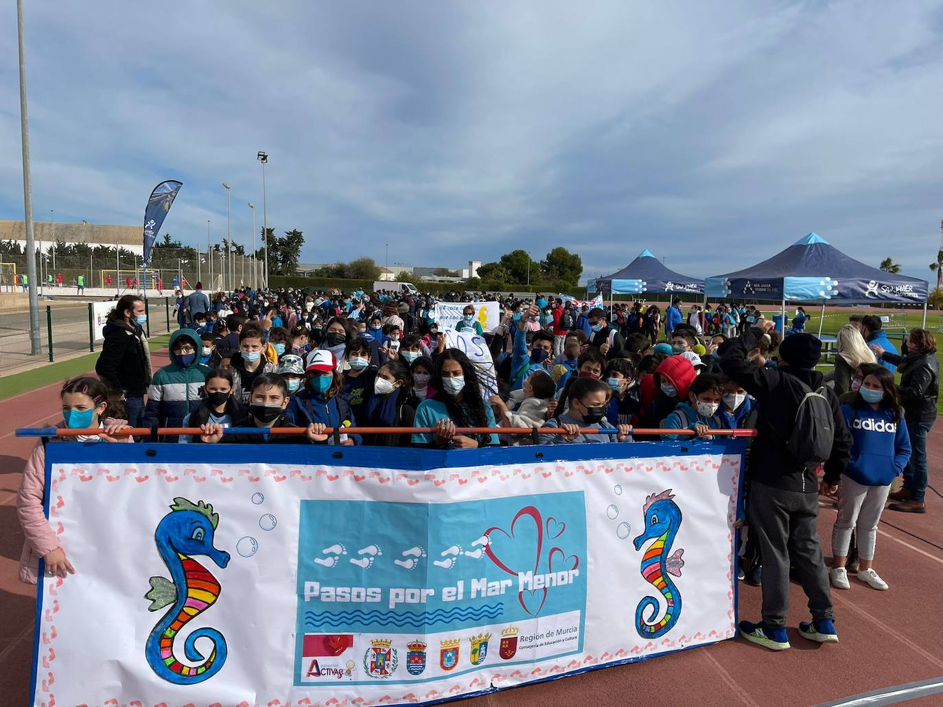 Fotos: Los niños de la Región de Murcia se movilizan por el Mar Menor