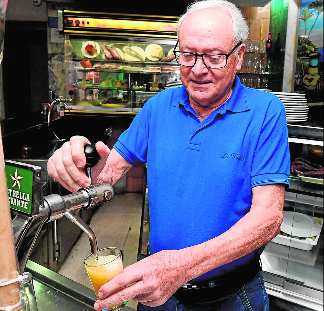 En La Viuda, el serpentínde Estrella de Levante es de esos de bola negra.