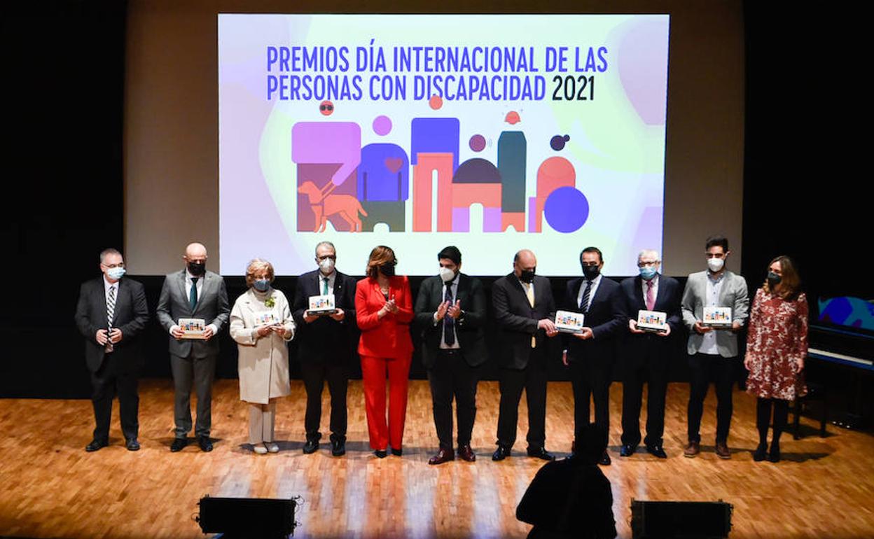 Gala de los Premios de la Discapacidad de la Región de Murcia 2021.