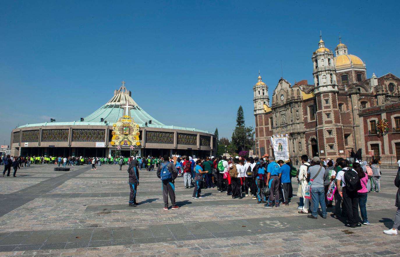 Fotos: Esperanza y medidas sanitarias para la Virgen de Guadalupe
