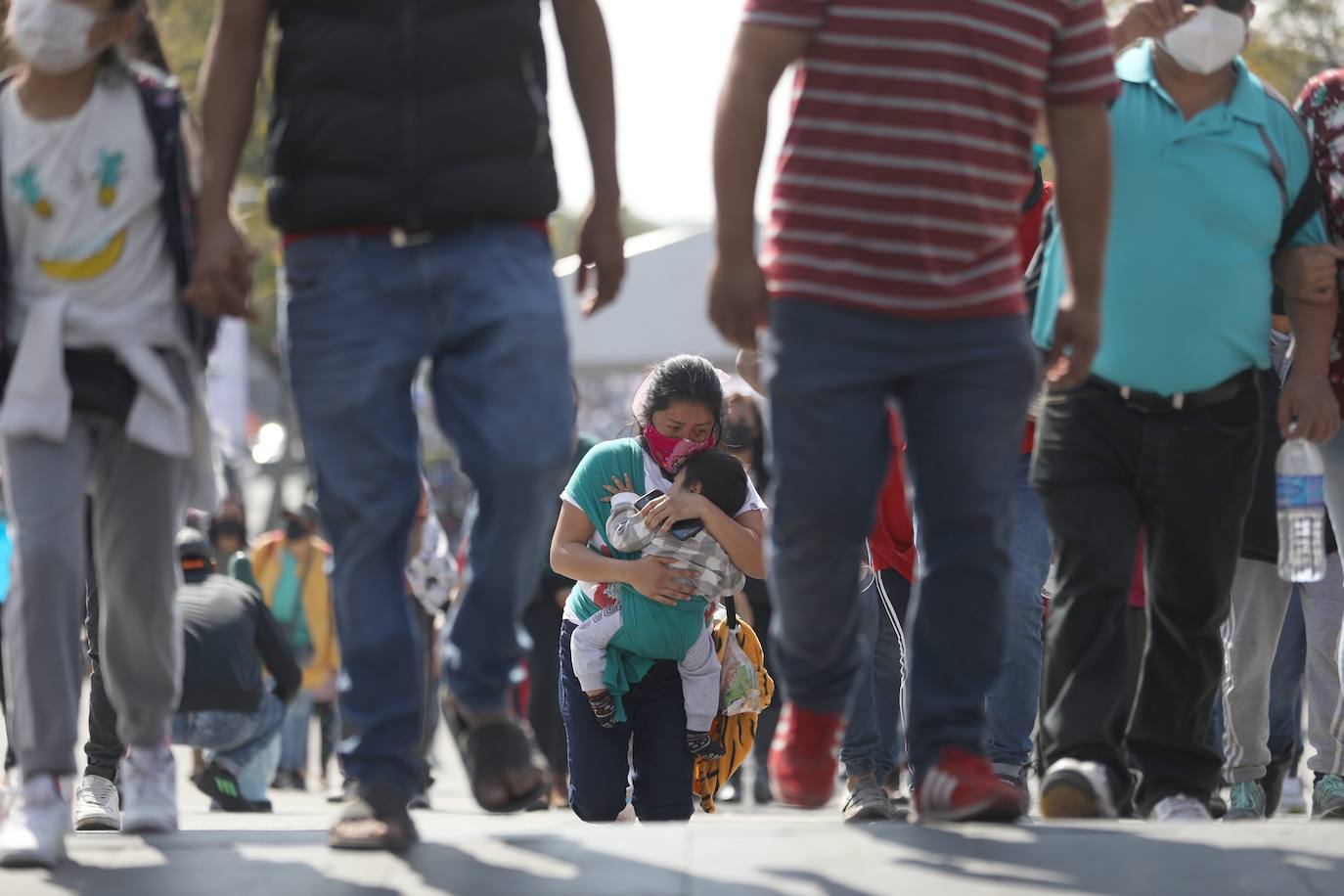 Fotos: Esperanza y medidas sanitarias para la Virgen de Guadalupe
