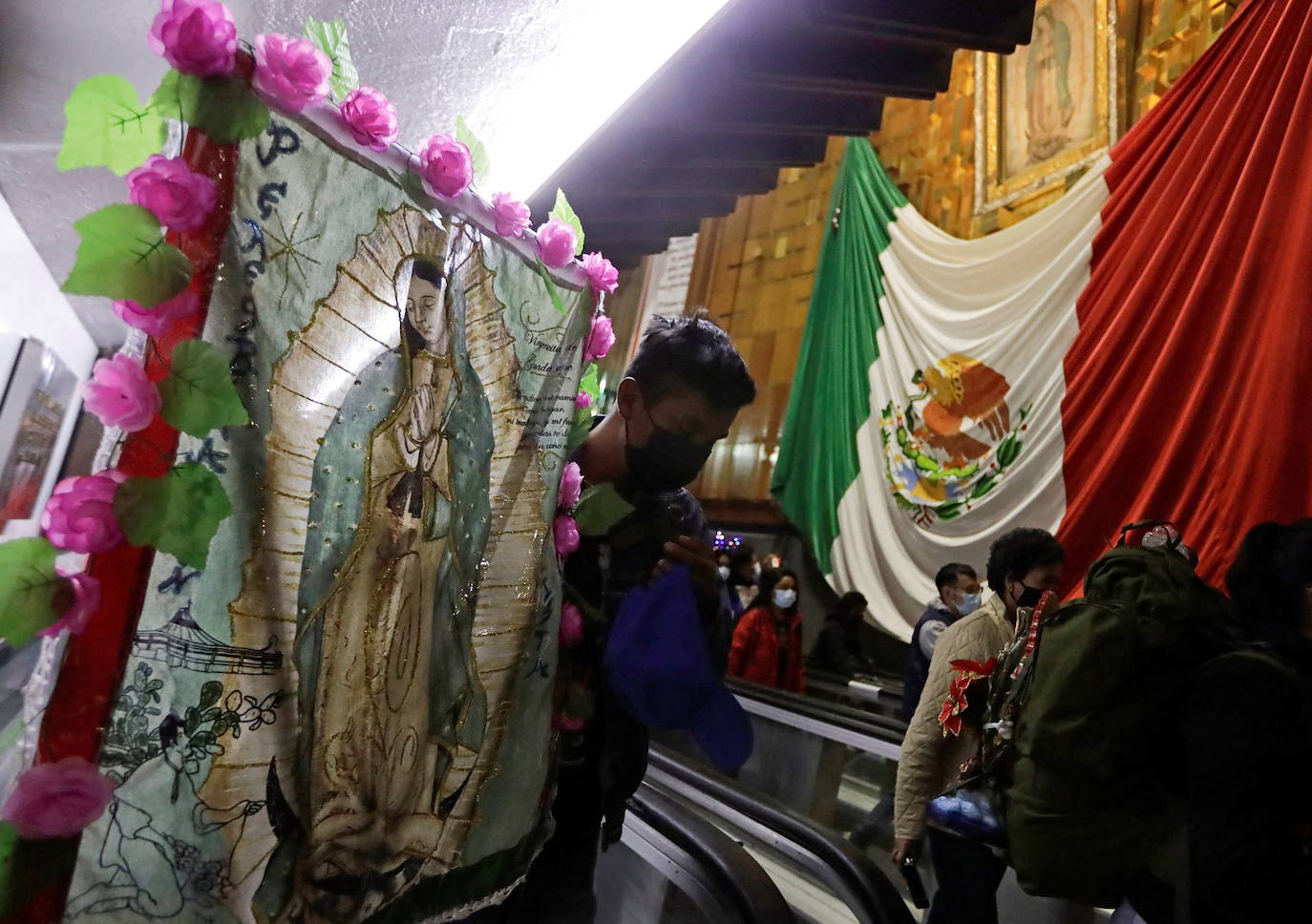 Fotos: Esperanza y medidas sanitarias para la Virgen de Guadalupe