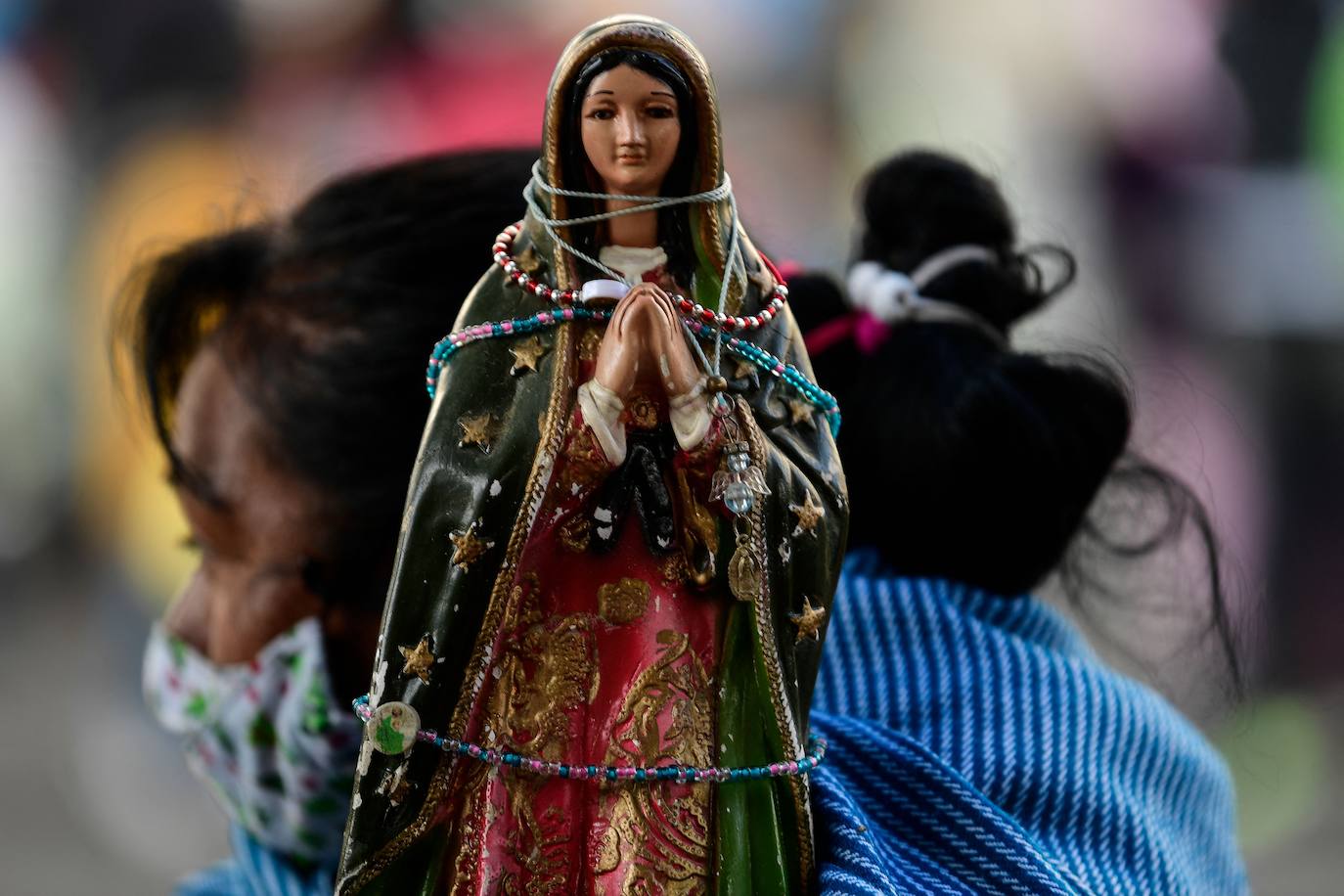 Fotos: Esperanza y medidas sanitarias para la Virgen de Guadalupe