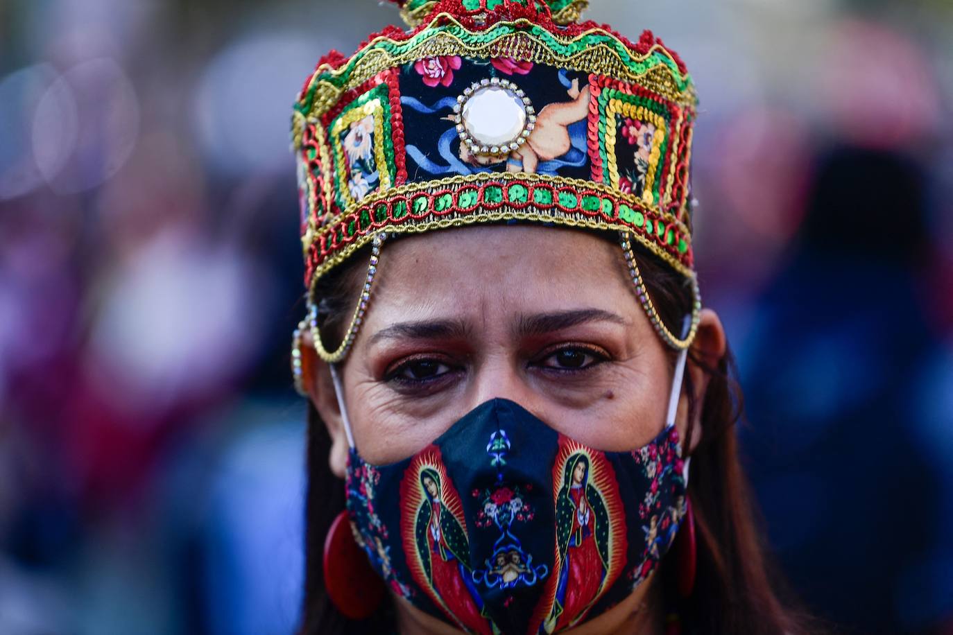 Fotos: Esperanza y medidas sanitarias para la Virgen de Guadalupe