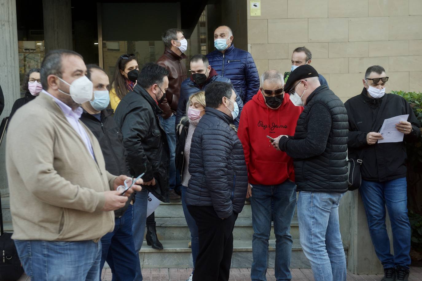 Fotos: Nueva protesta en Murcia por el servicio de autobús