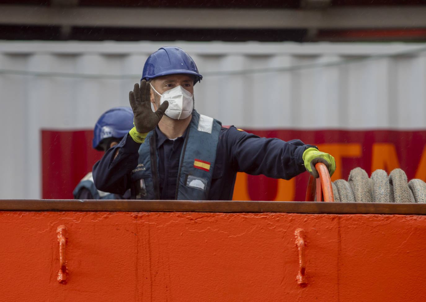 Fotos: El &#039;Hespérides&#039; zarpa desde el arsenal de Cartagena hacia la Antártida en &#039;modo burbuja&#039;