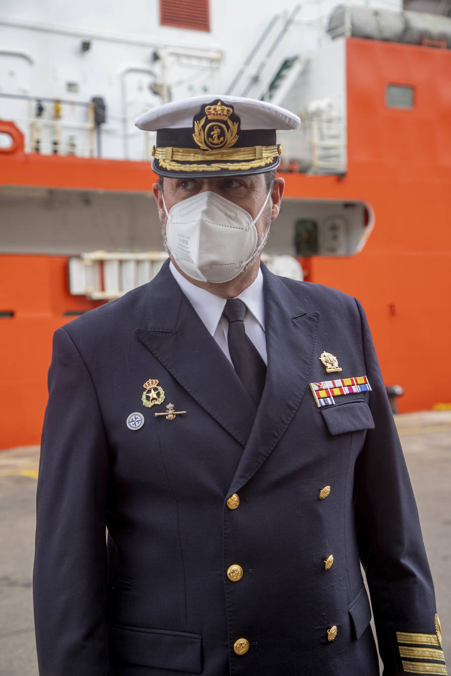 Fotos: El &#039;Hespérides&#039; zarpa desde el arsenal de Cartagena hacia la Antártida en &#039;modo burbuja&#039;