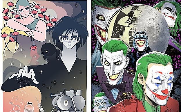 'Morfeo', de Juan Castaño. | 'Eris', de Salva Espín, con Batman.