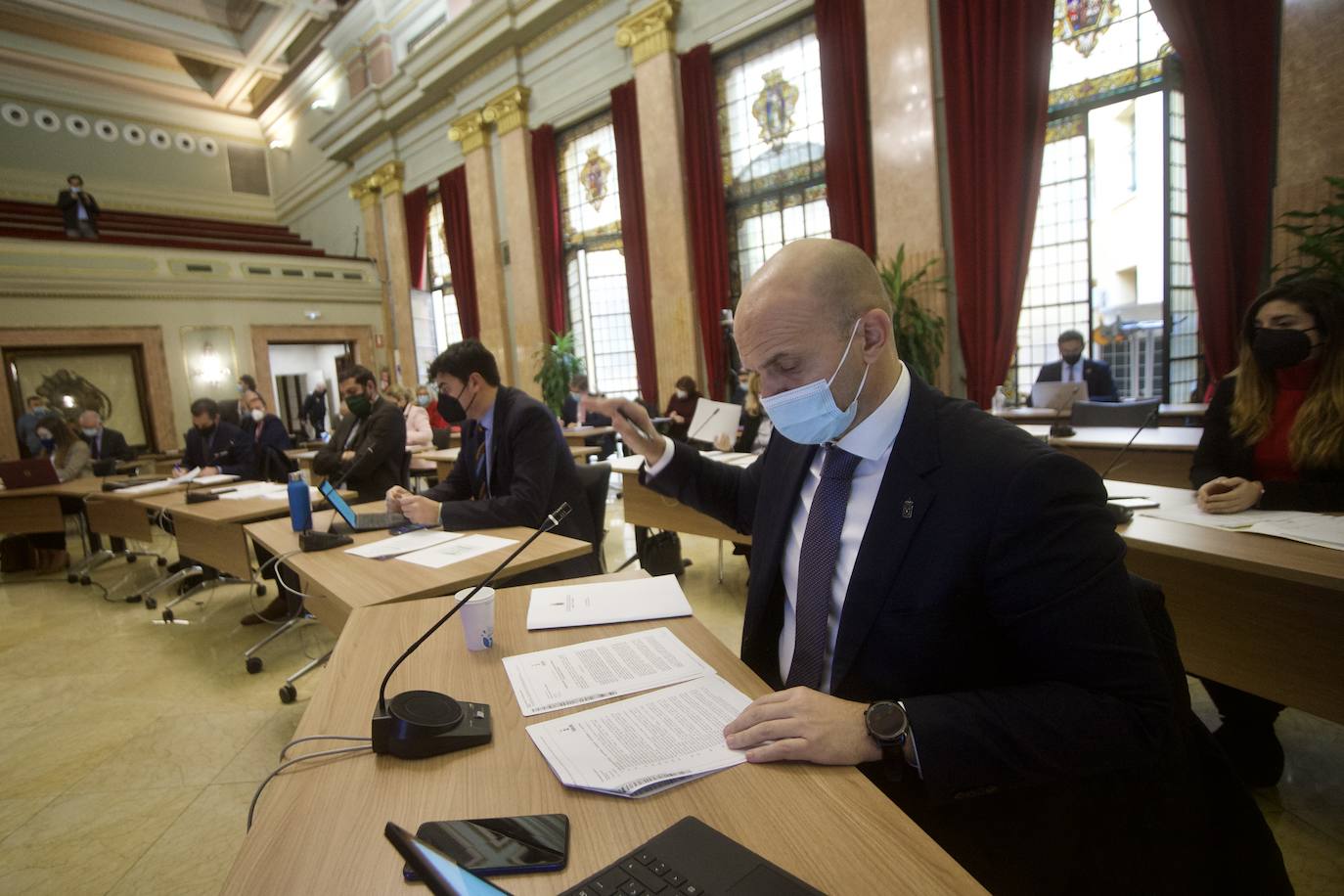 Fotos: Pleno municipal del Ayuntamiento de Murcia