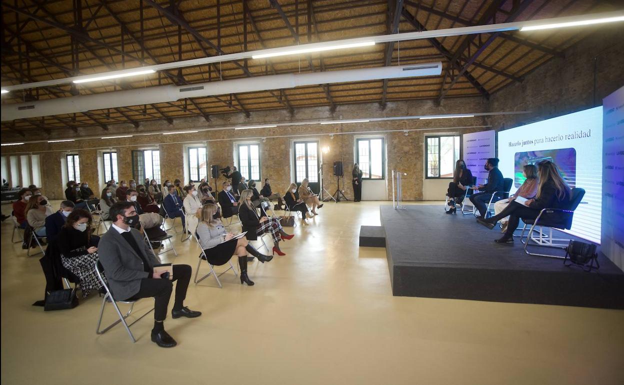 Clausura del encuentro de 'La Caixa'. 