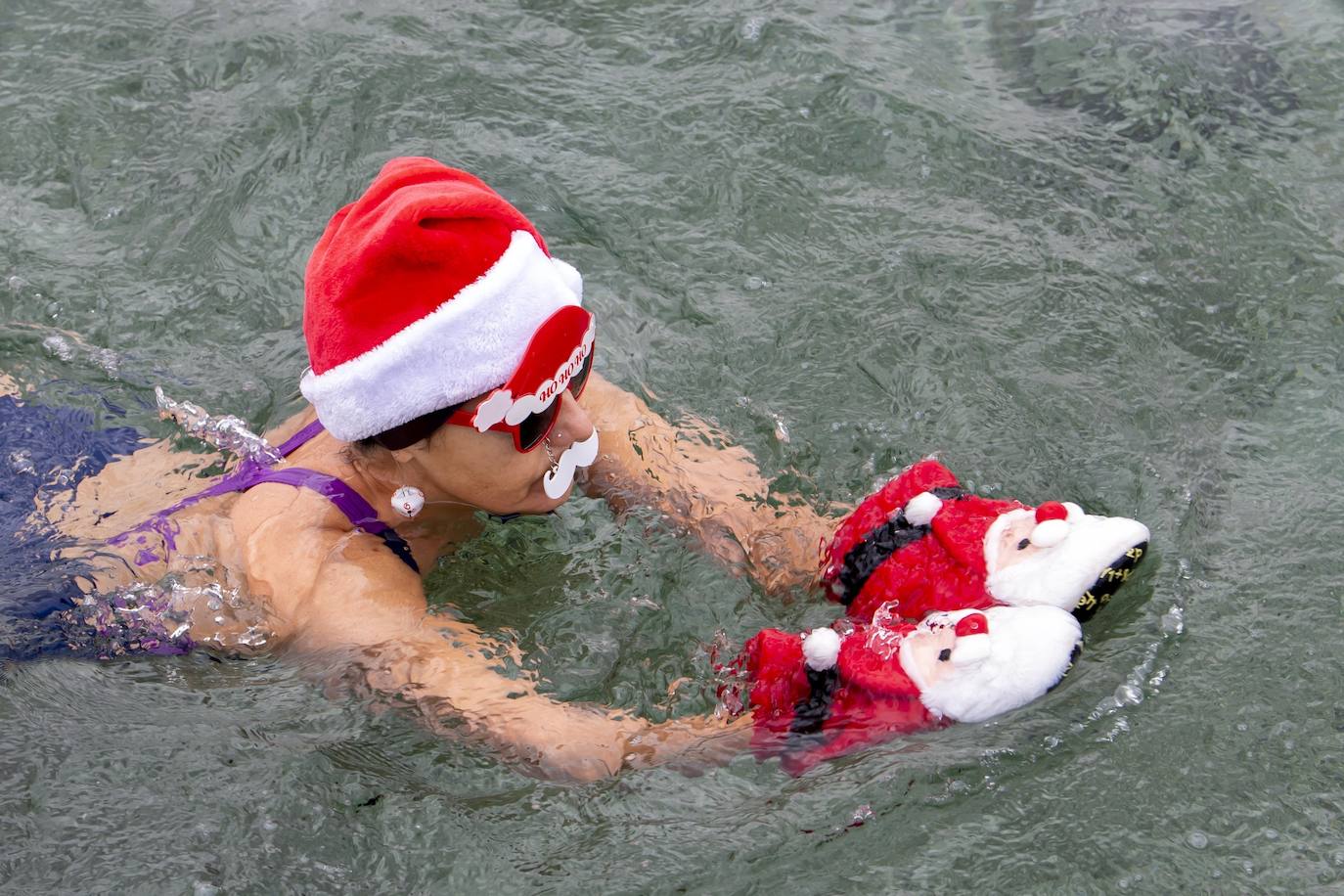 Fotos: Baño navideño en Ginebra