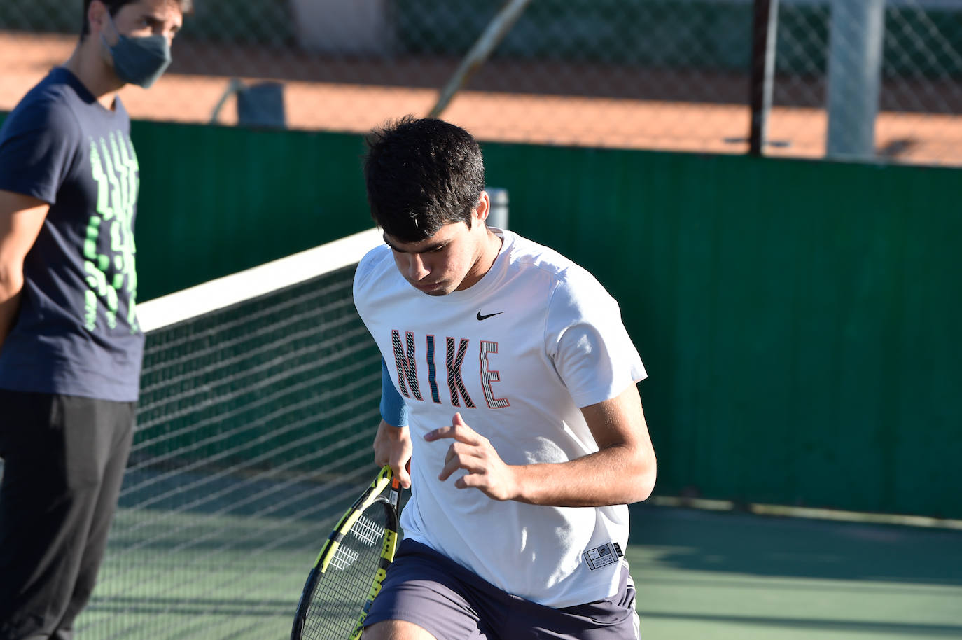 Fotos: Entrenamiento de Carlos Alcaraz en Murcia