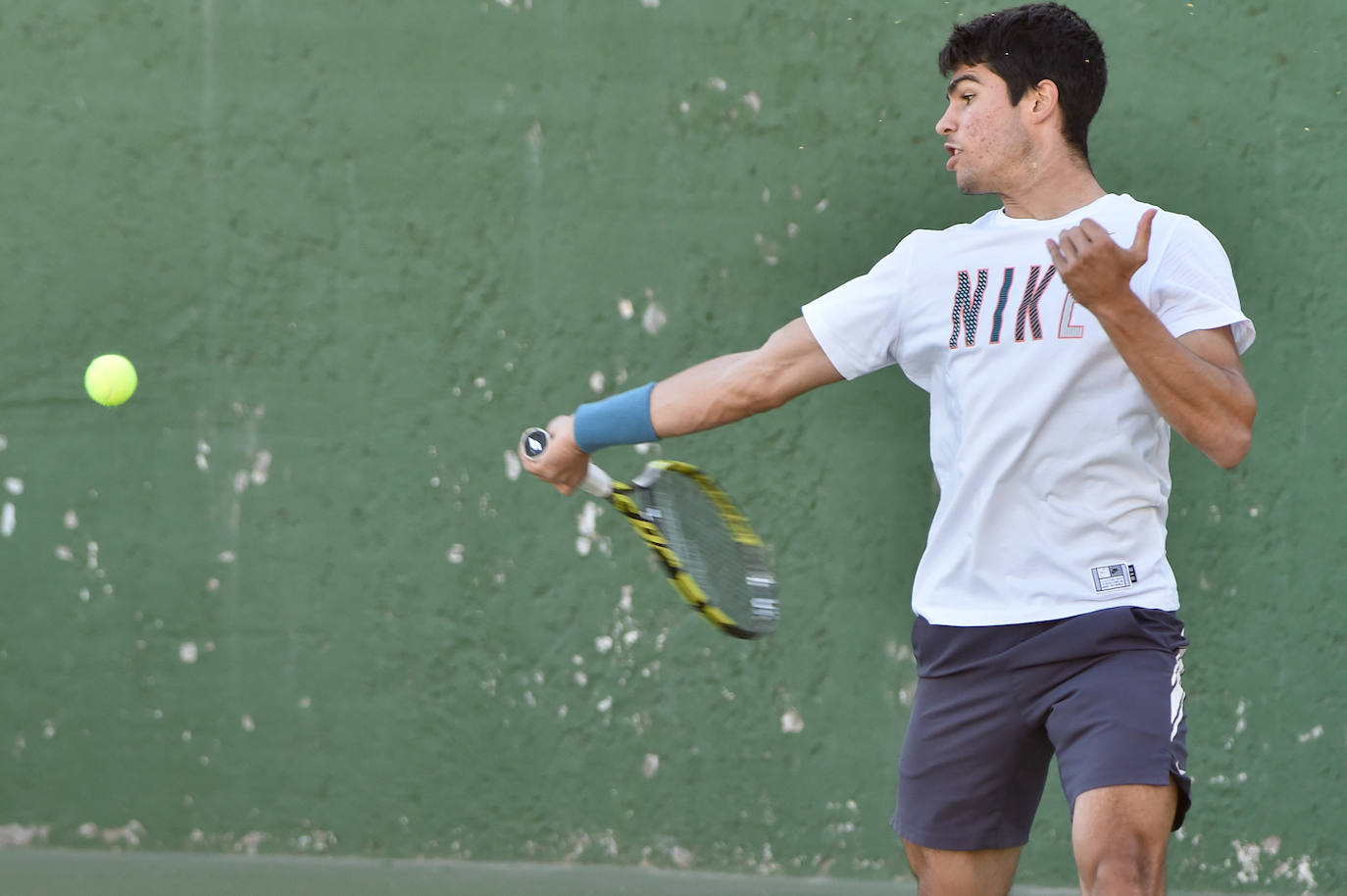 Fotos: Entrenamiento de Carlos Alcaraz en Murcia