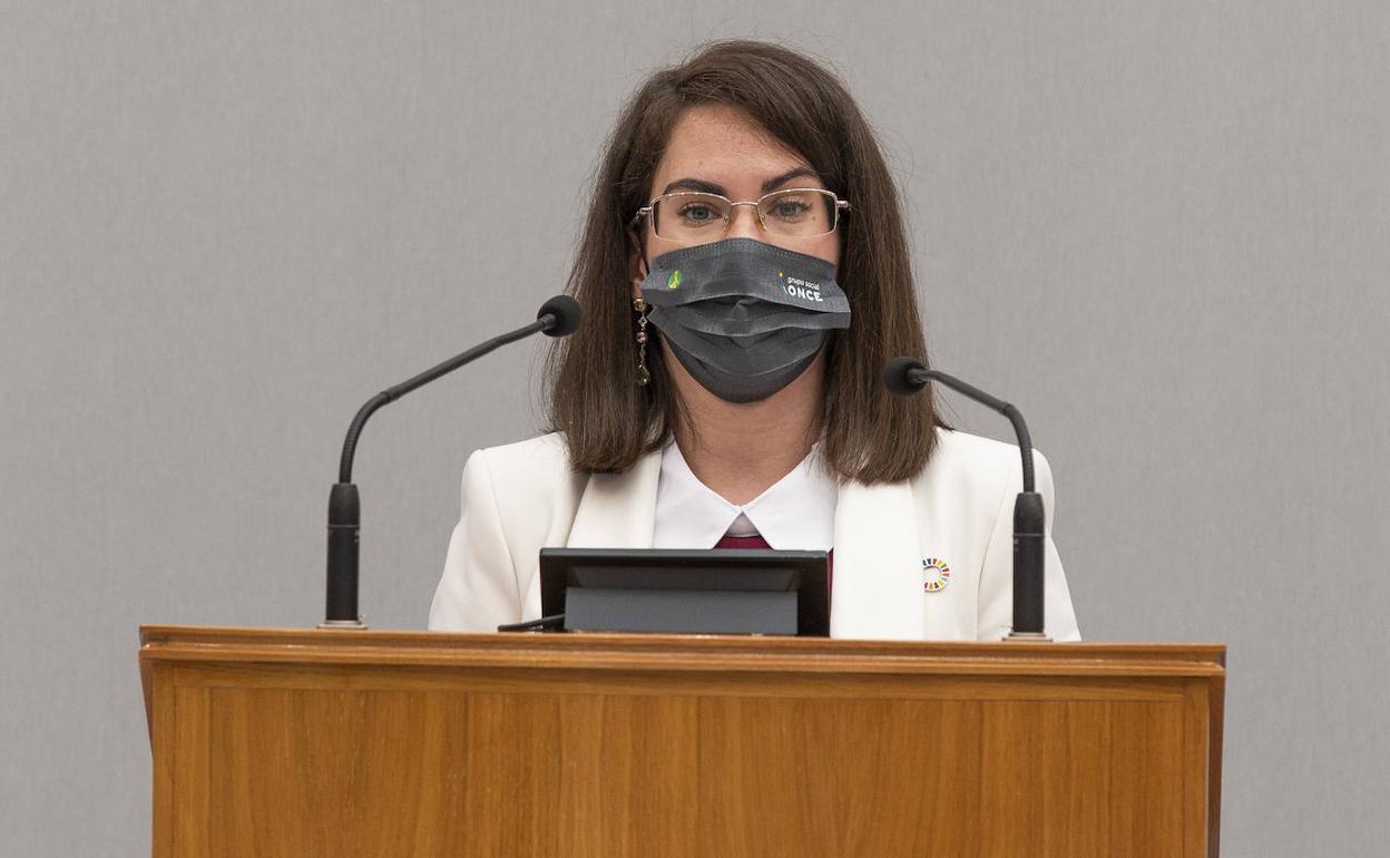 La diputada regional socialista Toñi Abenza.