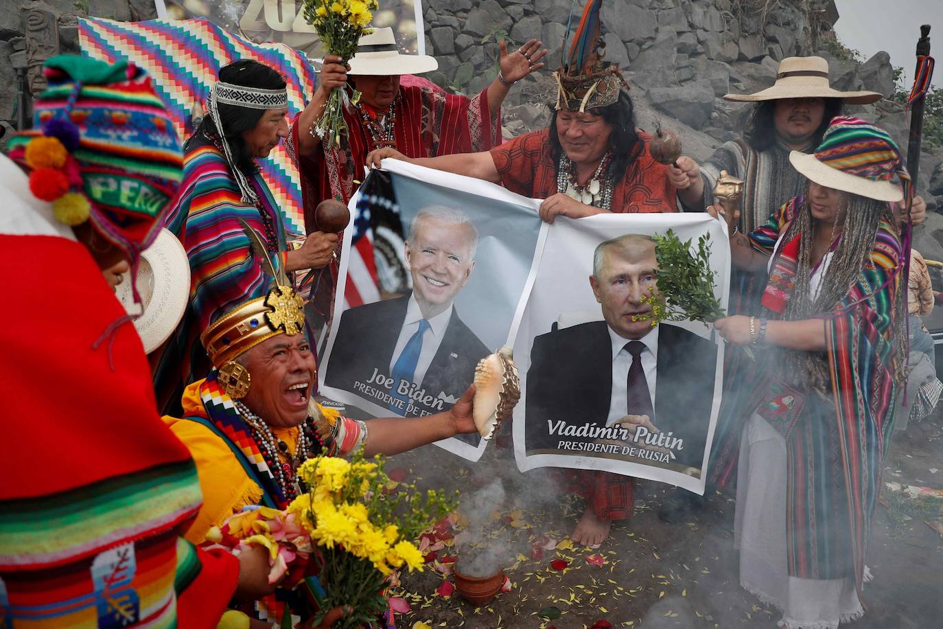 Fotos: Chamanes de Perú unen fuerzas para pedir que acabe la pandemia en 2022