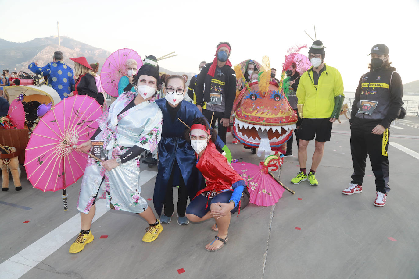 Fotos: El ambiente en la San Silvestre de Cartagena 2021, en imágenes