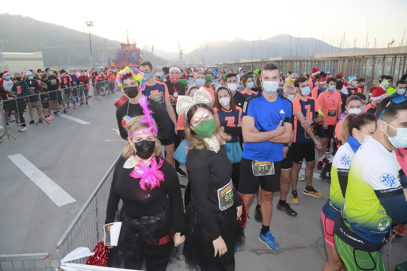 Fotos: El ambiente en la San Silvestre de Cartagena 2021, en imágenes