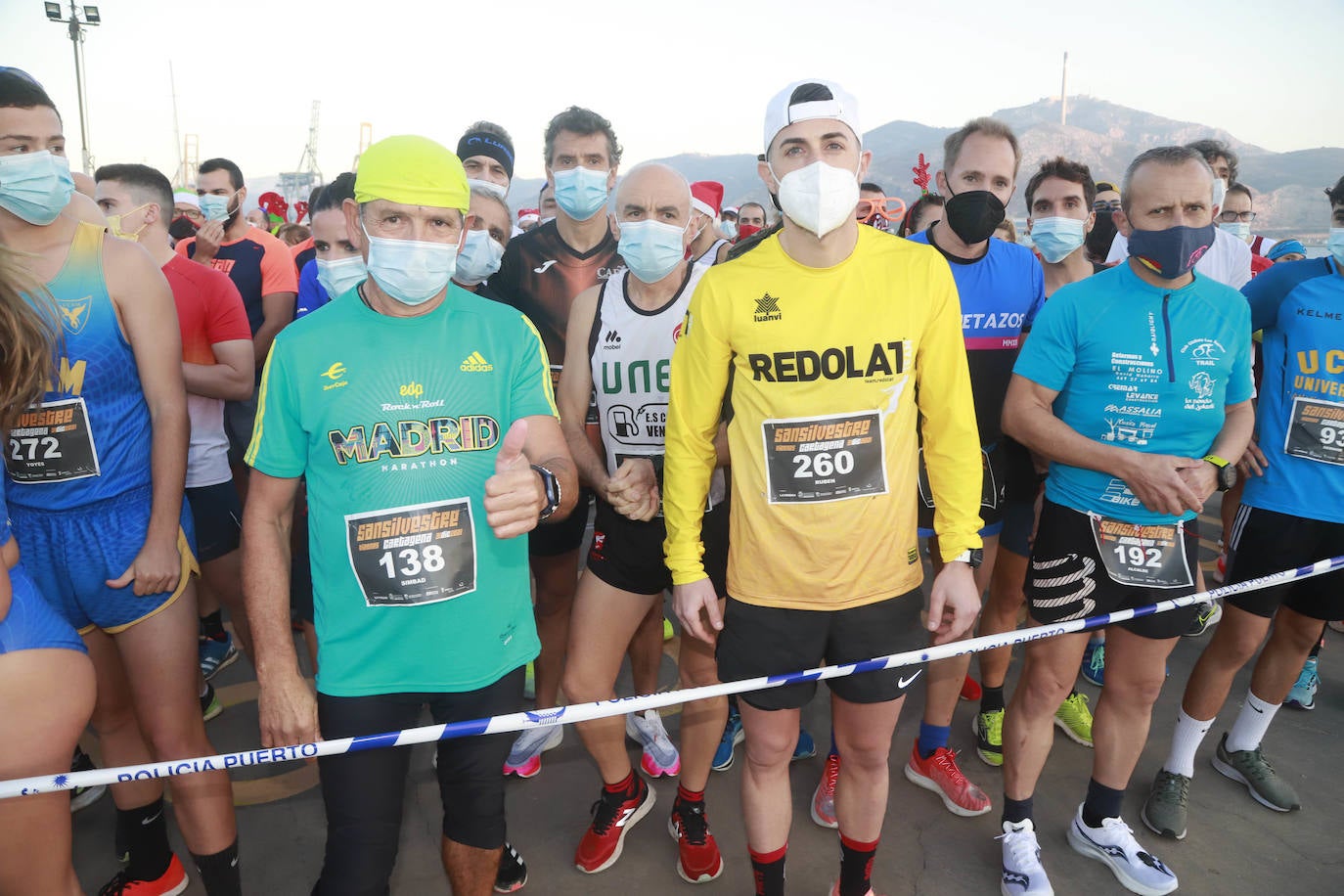 Fotos: El ambiente en la San Silvestre de Cartagena 2021, en imágenes