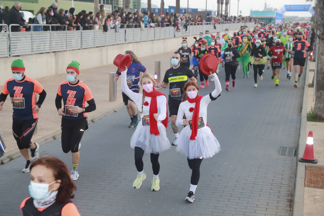 Fotos: El ambiente en la San Silvestre de Cartagena 2021, en imágenes