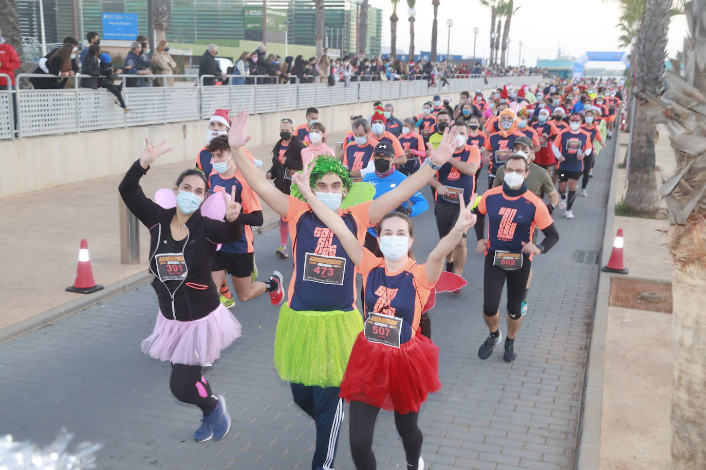 Fotos: El ambiente en la San Silvestre de Cartagena 2021, en imágenes