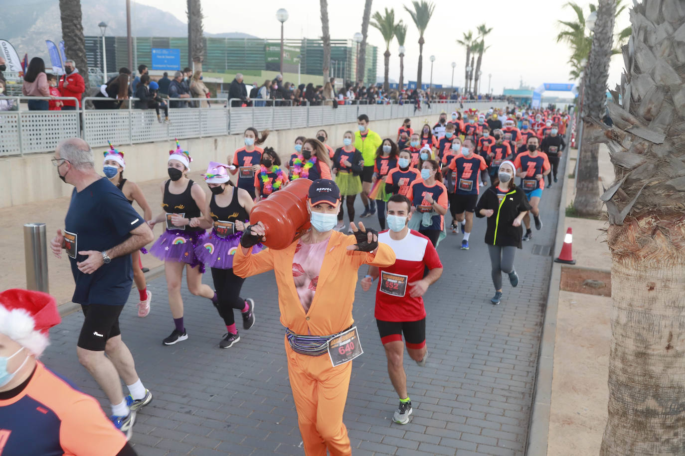 Fotos: El ambiente en la San Silvestre de Cartagena 2021, en imágenes