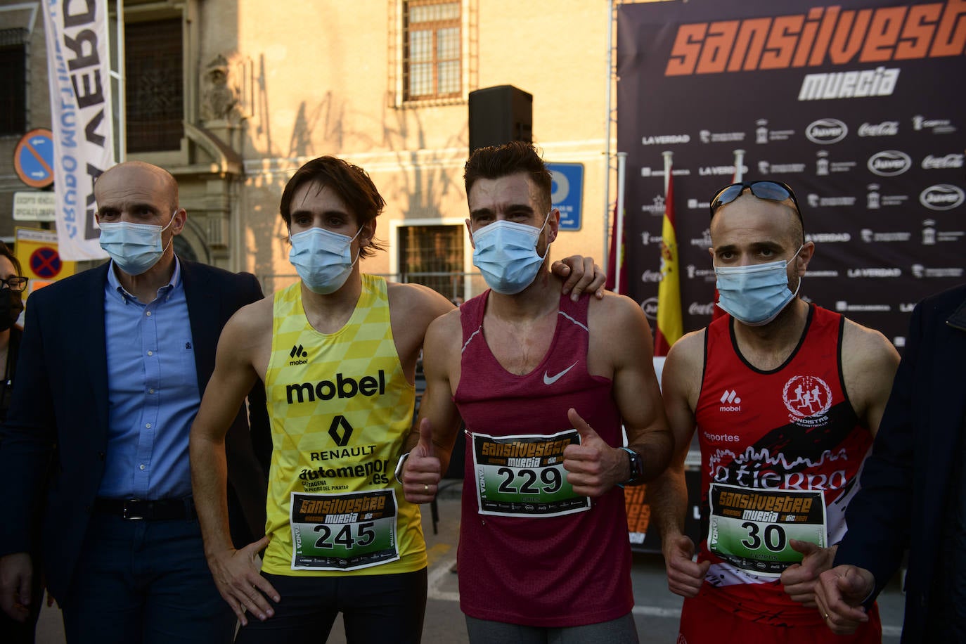 Fotos: La celebración de los ganadores en la San Silvestre de Murcia 2021