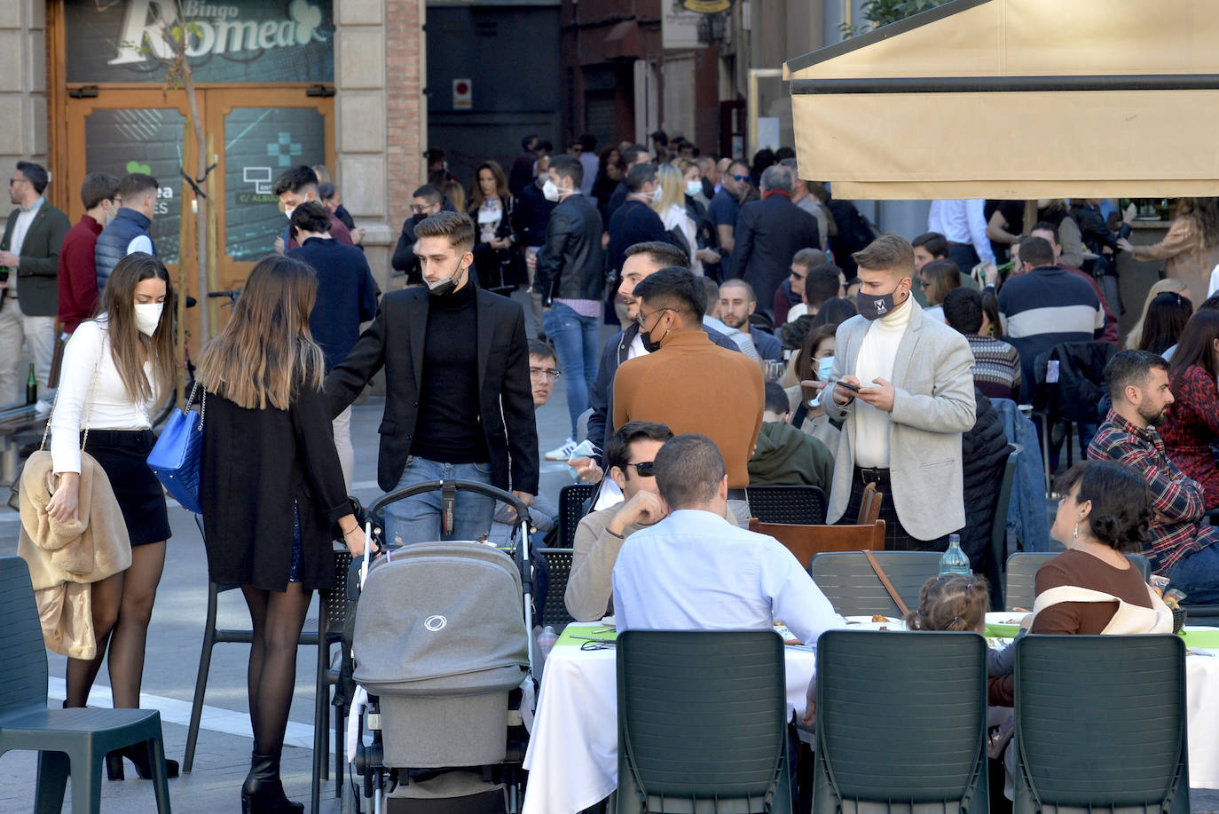 Fotos: Murcia llena las terrazas en una &#039;Tardevieja&#039; primaveral