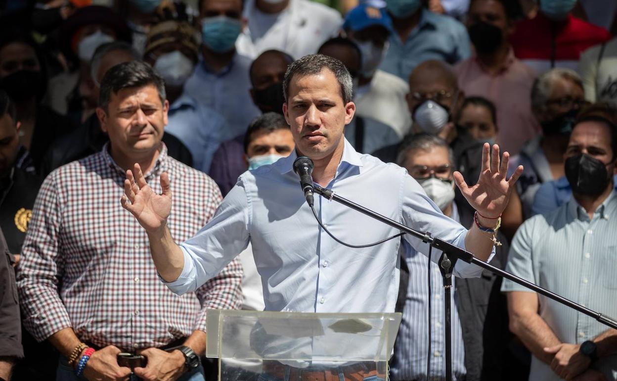 El presidente encargado de Venezuela, Juan Guaidó. 