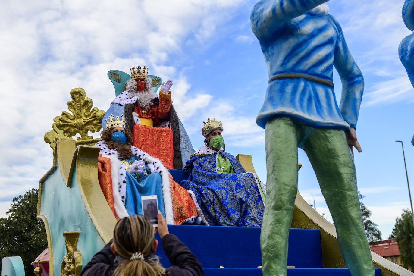 Fotos: Los Reyes Magos en carroza por las pedanías de Murcia, en imágenes