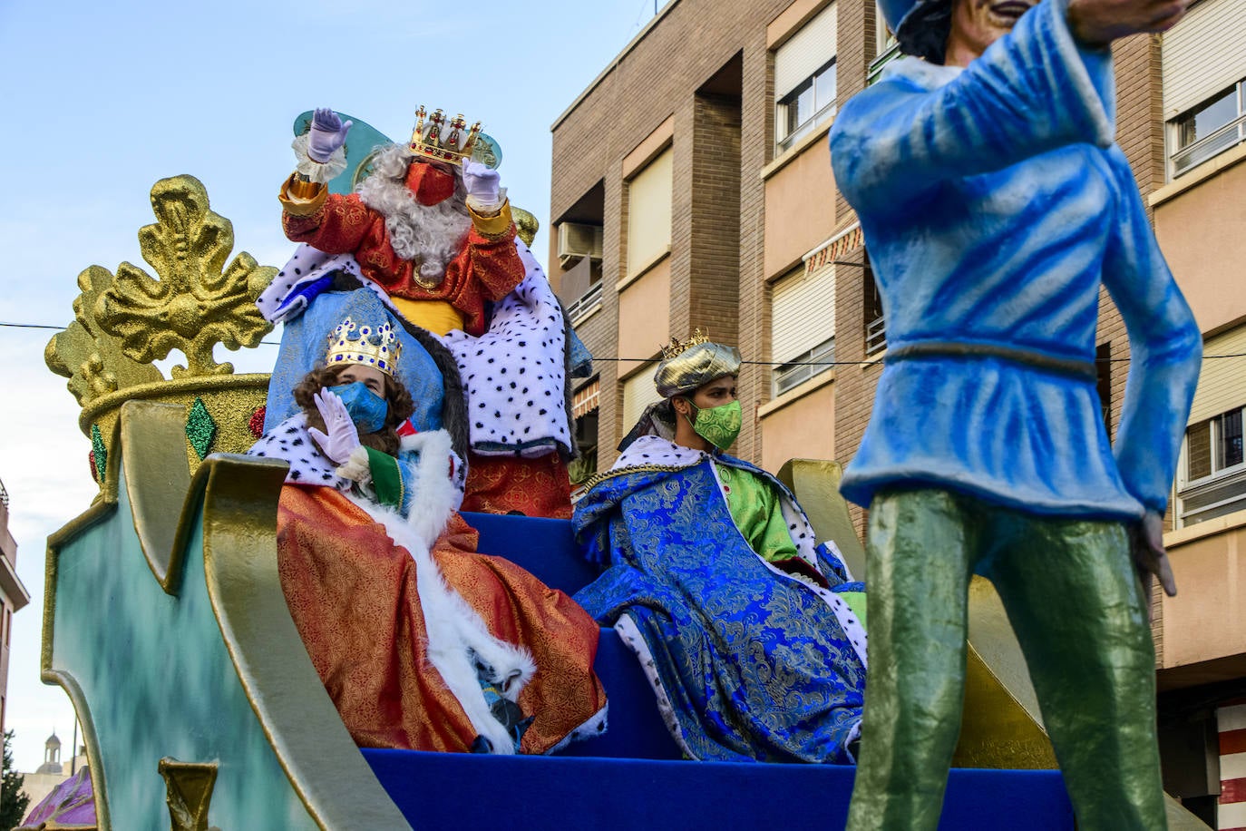 Fotos: Los Reyes Magos en carroza por las pedanías de Murcia, en imágenes