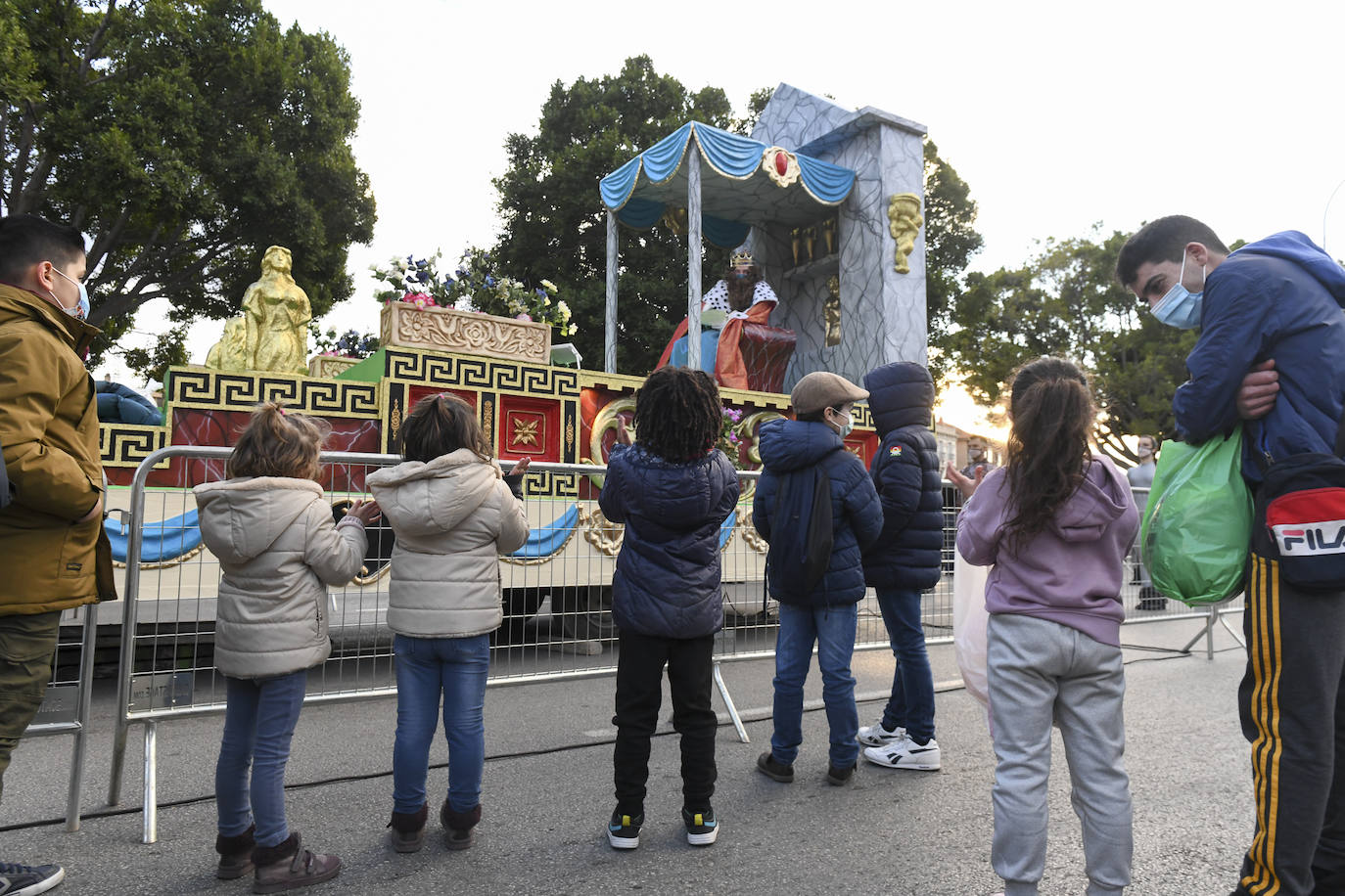 Fotos: Cabalgata estática de los Reyes Magos en Murcia