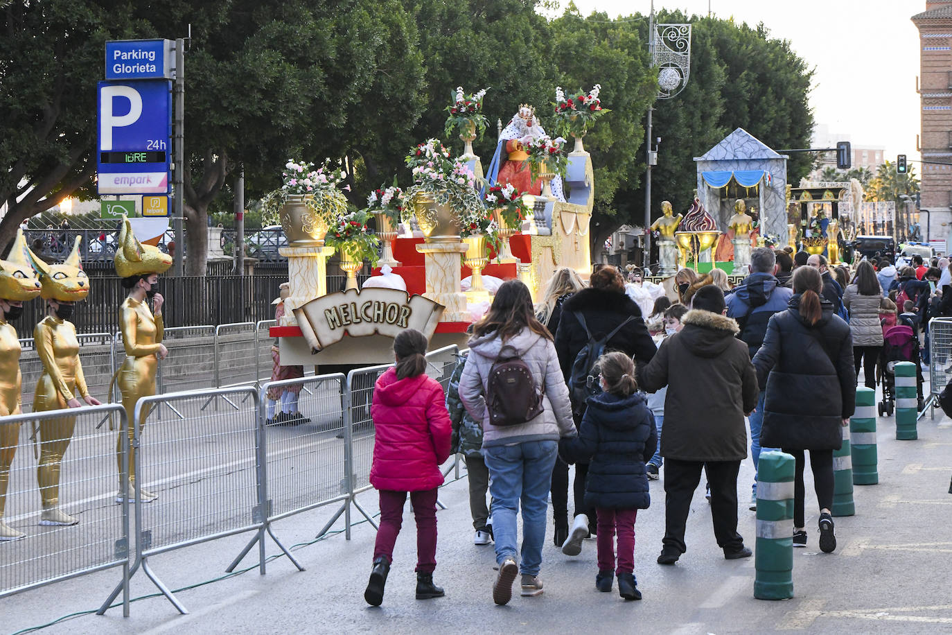 Fotos: Cabalgata estática de los Reyes Magos en Murcia