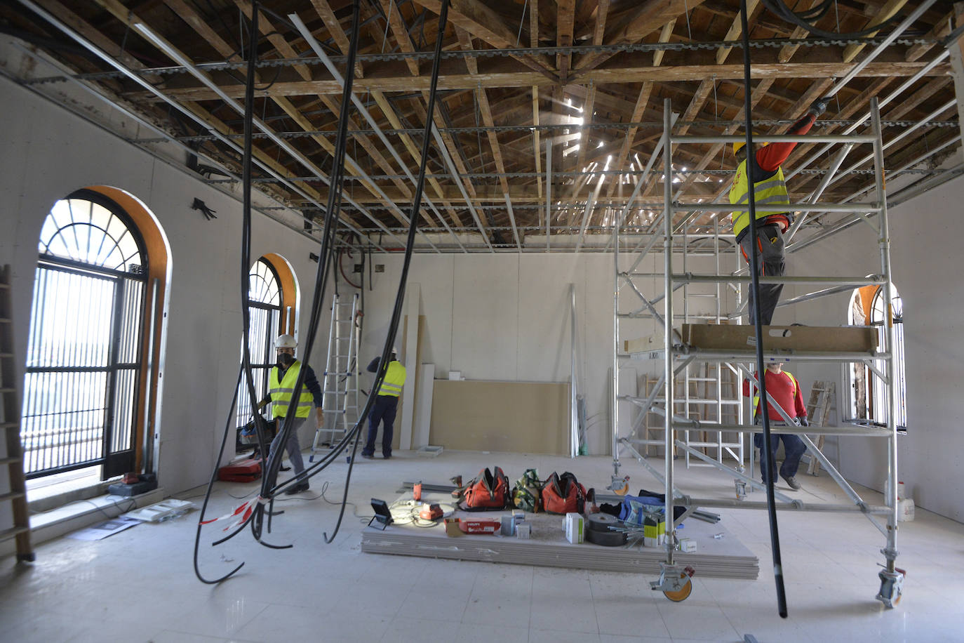 Fotos: Adif remodela Archena como estación término con Madrid ante el próximo corte de la línea