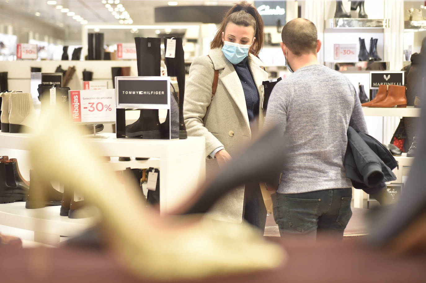 Fotos: Comienzan las rebajas de invierno en Murcia