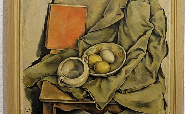 'El azucarero' (1927). «Gaya era un chaval y esta obra es de su primera etapa, cuando tiene coqueteos con las vanguardias, sabe por las revistas que algo se cuece en París. Tiene algo de 'cezanniano', de aristas pulidas, limpio, sencillo». 