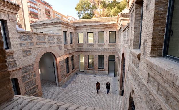 Patio de la Cárcel Vieja de Murcia, tras los trabajos de restauración.