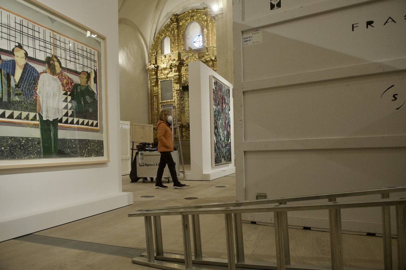 Fotos: Montaje de la exposición &#039;Atlas, coordenadas e identidades en la colección Mariano Yera&#039;