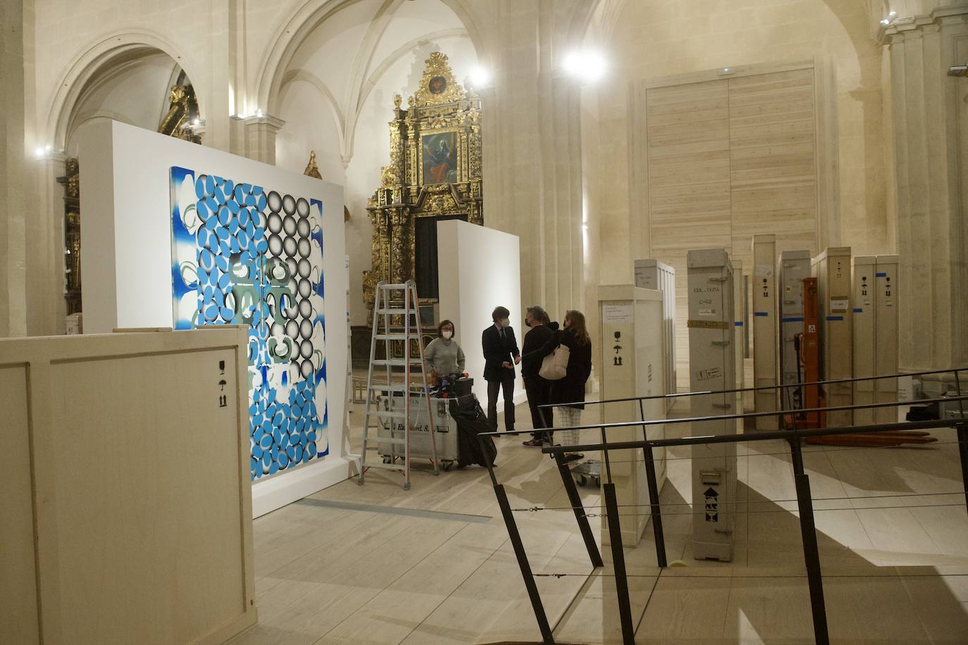 Fotos: Montaje de la exposición &#039;Atlas, coordenadas e identidades en la colección Mariano Yera&#039;