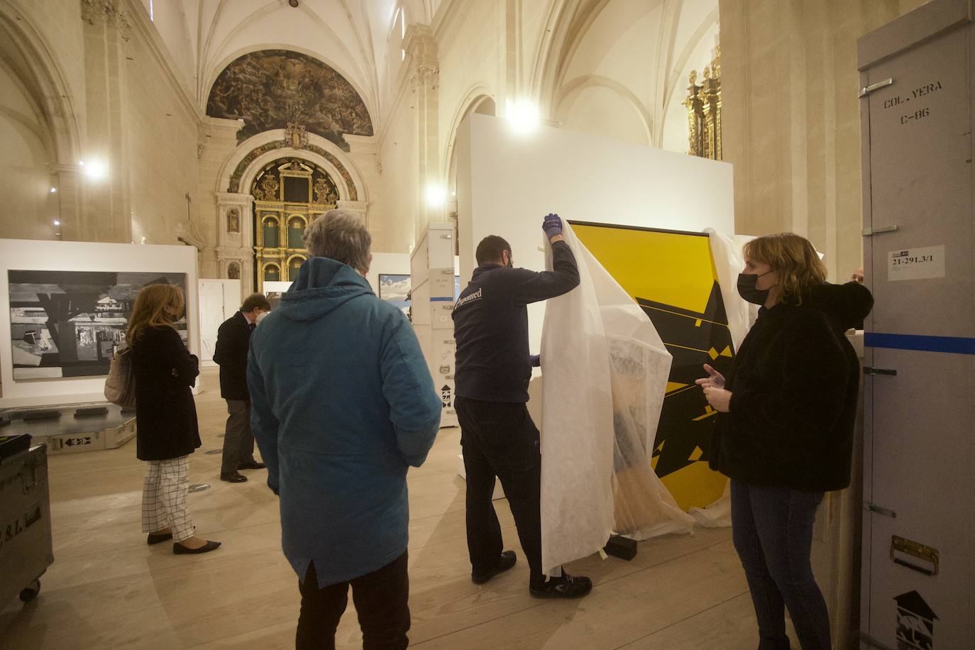 Fotos: Montaje de la exposición &#039;Atlas, coordenadas e identidades en la colección Mariano Yera&#039;
