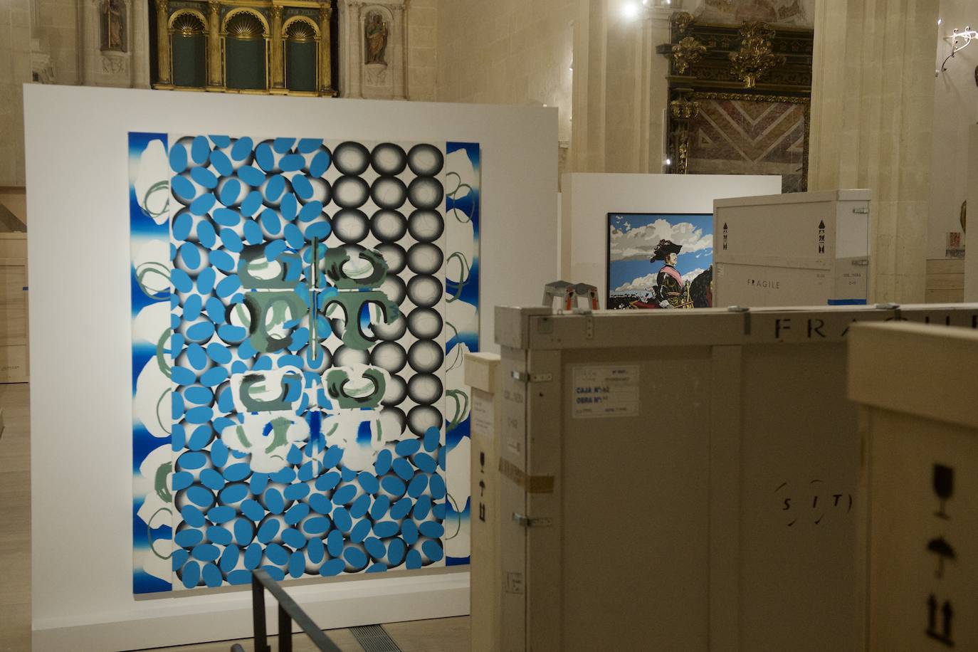 Fotos: Montaje de la exposición &#039;Atlas, coordenadas e identidades en la colección Mariano Yera&#039;