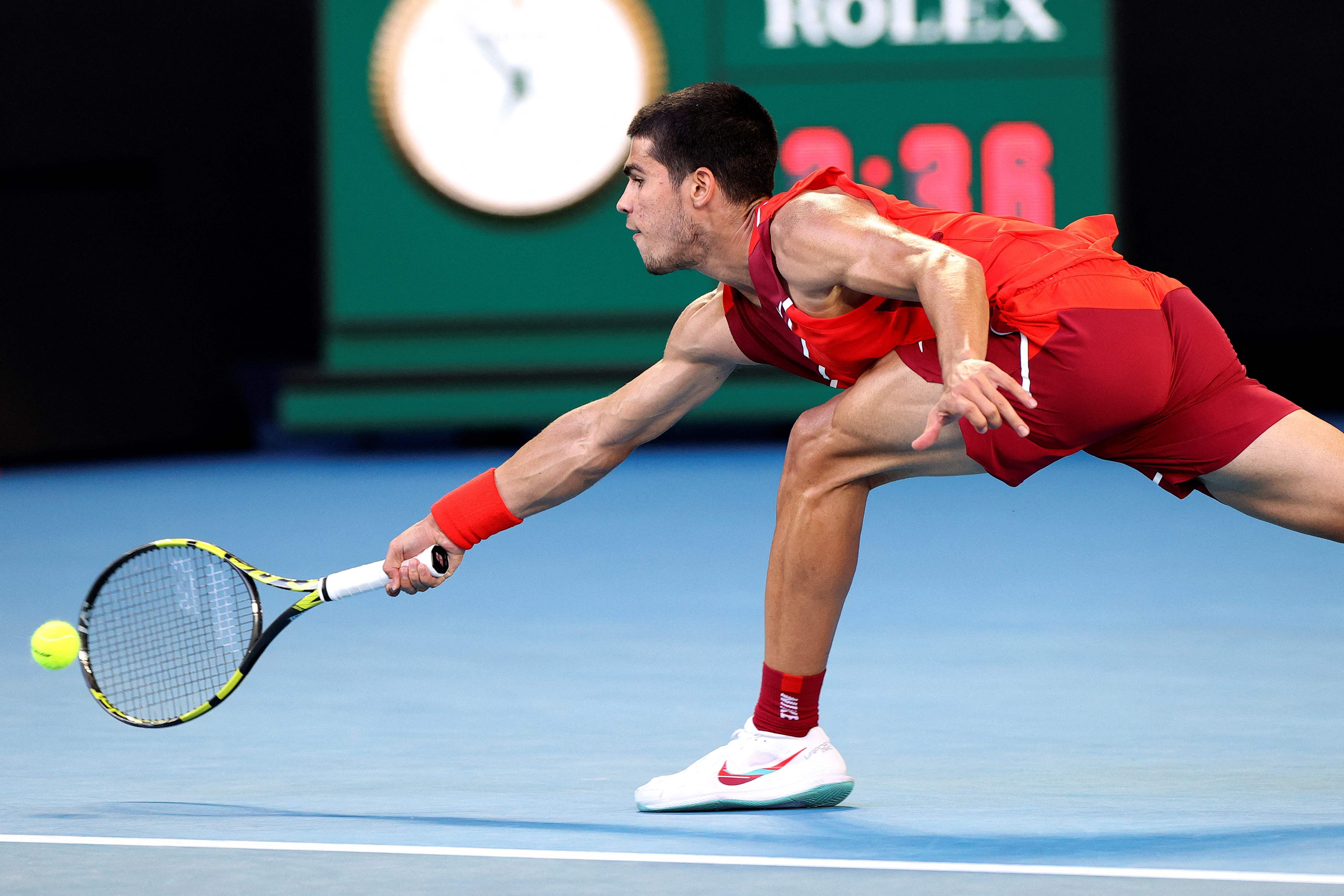 Fotos: El partido entre Carlos Alcaraz y Mateo Berrettini del Open de Australia, en imágenes