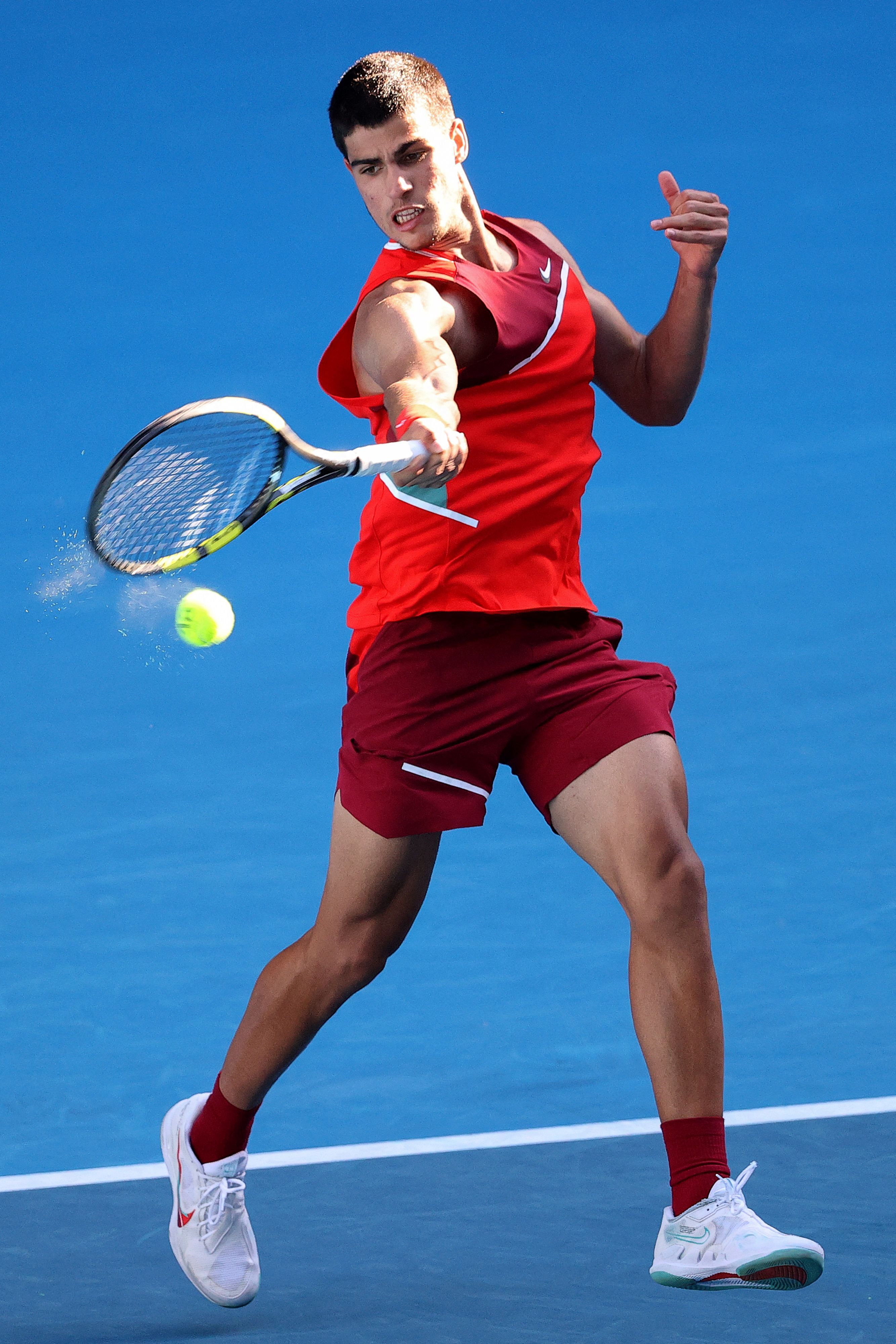 Fotos: El partido entre Carlos Alcaraz y Mateo Berrettini del Open de Australia, en imágenes