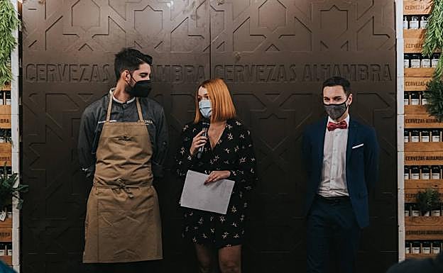 Alejandro Medina, Estefanía García y Jon Mitó. 